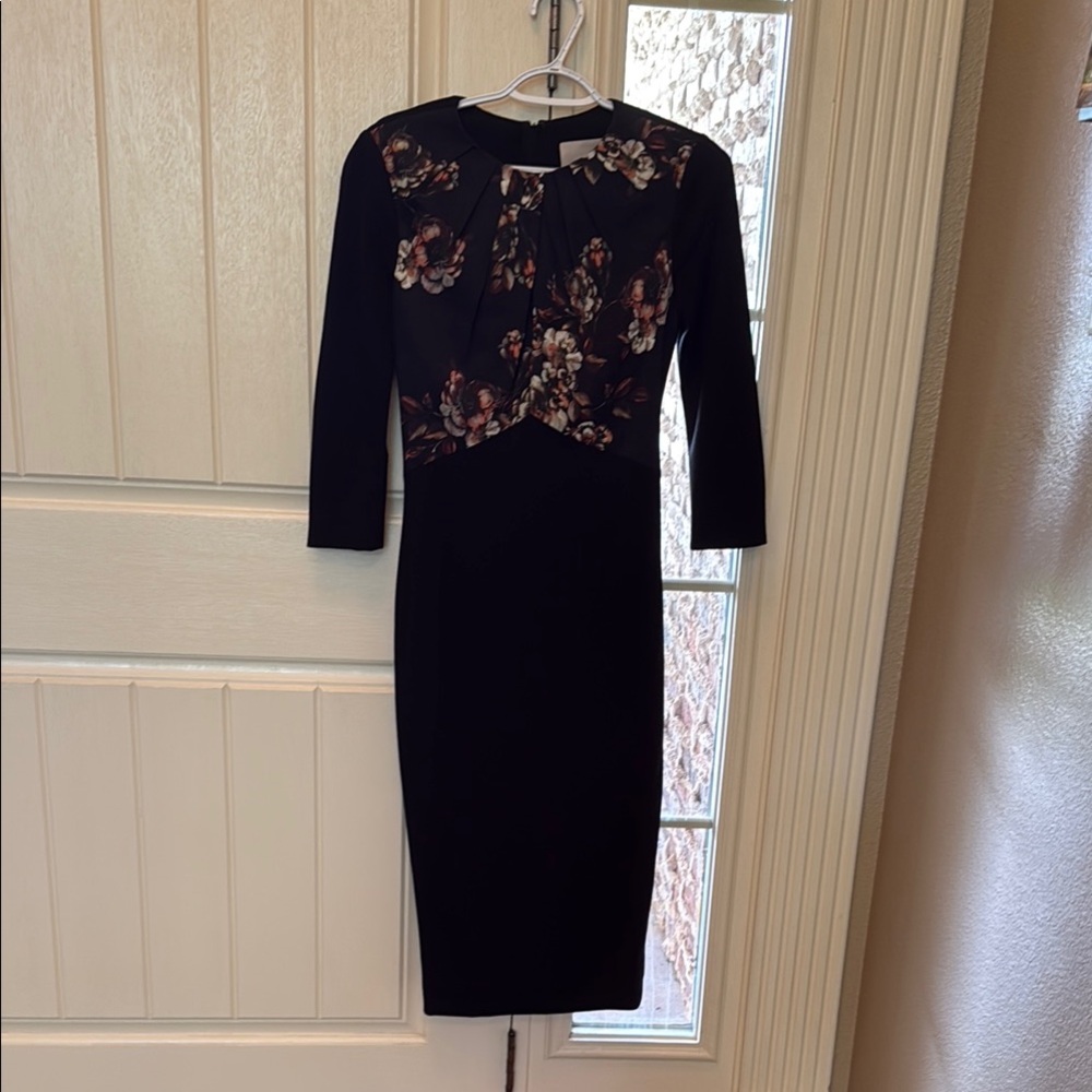 Jason Wu Black Dress with Floral Accents